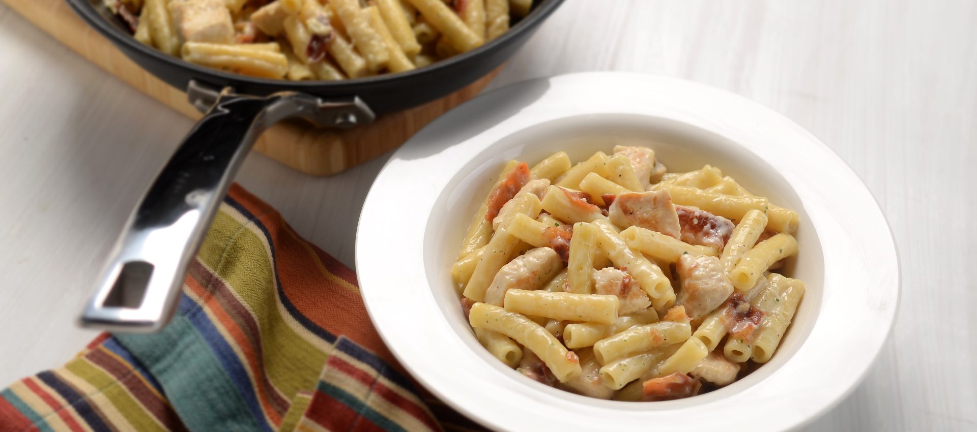 Bacon-Ranch-Chicken-Pasta-HR-1-1-1920x850 Bacon Ranch Chicken and Pasta Skillet
