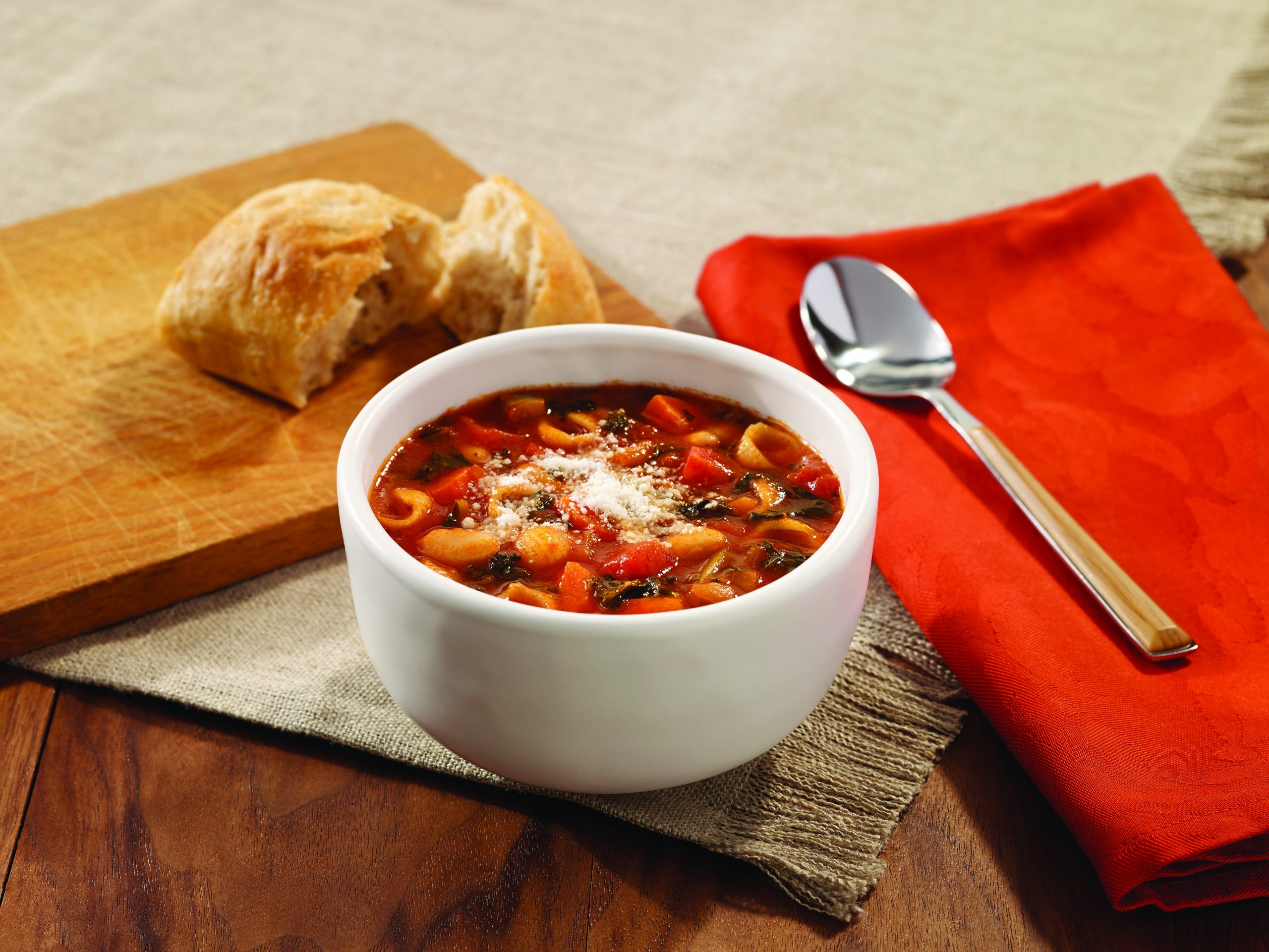 Minestrone Soup with White Beans & Kale - Golden Grain Recipes | Golden Grain Pasta