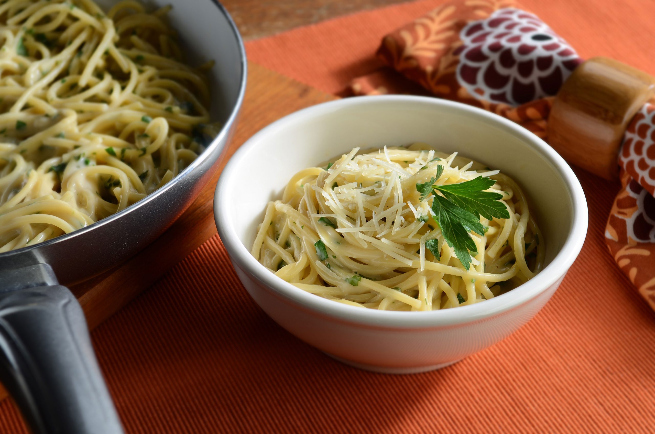 Creamy Herb Linguine Skillet - Golden Grain Recipes | Golden Grain Pasta