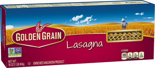 Lasagna 100% Semolina Lasagna